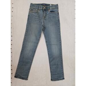 Old Navy Karate Jeans Boys 12 Blue Stretch Denim Adjustable Waist NWOT